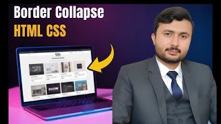 How to use border collapse property in html and css