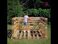 easy to build diy garden furniture from pallets. cool ideas to enjoy your summer to the fullest