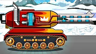 Hills Of Steel Update - TANK MAMMOTH vs Laser Tanks | Moon Map | Android GamePlay FHD