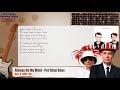 🎸 Always On My Mind - Pet Shop Boys Guitar Backing Track with chords and lyrics