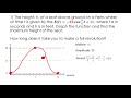 sine u0026 cosine graph word problems given the equation