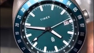 Unboxing of Timex x The James Brand Automatic GMT Emerald Green