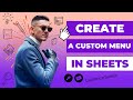 Adding Custom Dialog to Google Sheets Menu with HTML Content