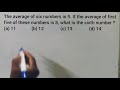 The average of six numbers is 9. If the average of first five of these numbers is 8, what is the six