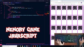 ASMR Programming - Memory Game Javascript - No Talking