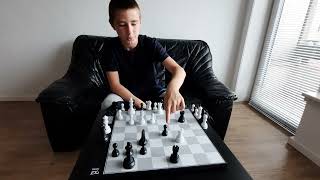 Chess with VERY interesting opponent. DGT Centaur against Double Eropean Chess Champion. ;)