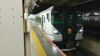 E257系5000番台OM-93編成 特急新宿わかしお号安房鴨川行き新宿駅発車