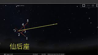 用仙后座找北極星