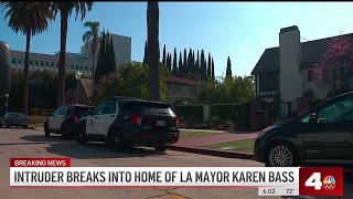 Intruder breaks into home of LA Mayor Karen Bass