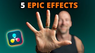 5 EPIC Effects in 120 Seconds | Davinci Resolve