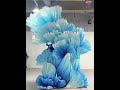 gradient white and blue design flowerva weddingdecor event wedding