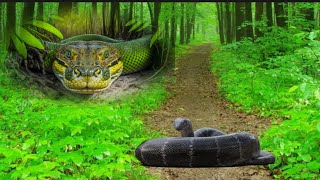 Viral Video Snake Anaconda At Amazon Forest