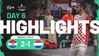 Highlights: Croatia v Netherlands | Davis Cup 2023