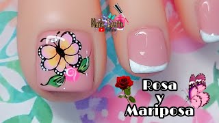 Decoracion Unas Pies Flores Diseno Para Unas Pies
