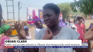 Obuasi Clash: Public and private schools in Obuasi shut temporarily amid tensions | The Big Stories