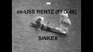 Ex-USS RENTZ (FFG 46) SINKEX, Valiant Shield 2016