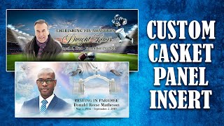 Custom Casket Panel Inserts