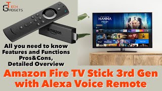 Amazon Fire TV Stick 2020, 3rd Gen, functions & Features | Demo and full detail  Pros & Cons.