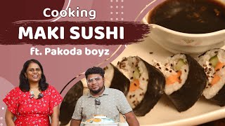 ஜப்பான் சுசி இனி வீட்டிலே செய்யலாம்  |   Maki sushi in tamil | Dr Nithya's Kitchen