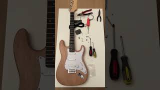 Harley Benton DIY Stratocaster Kit - Quick Review #shorts #guitar