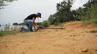 North Texas was metal detecting at Lewisville Lake. He pulled up a pipe bomb.