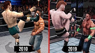 WWE 2K19 The Evolution Of Brogue Kick! (WWE Games)