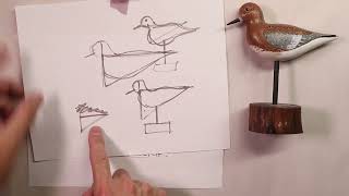 DRAWING AND SKETCHING Carved Shore BIRDS - with Chris Petri