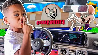 DJ SLEEP 24 HOURS OVERNIGHT CHALLENGE IN CHUCK E CHEESE WITH THE PRINCE FAMILY COMPILATION!!