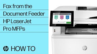 Fax from the Document Feeder | HP LaserJet Pro MFPs | HP
