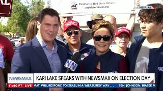 Kari and her son Leo Join Newsmax