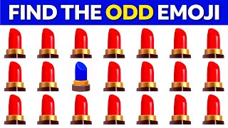 FIND THE ODD EMOJI OUT to Win this Quiz! | Odd One Out Puzzle | Find The Odd Emo