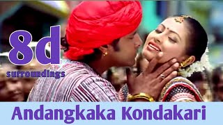 Andangkaka Kondakari 8d | Harris Jeyaraj | Shreya Ghoshal | Anniyan | 8d Surroundings | Tamil | 8d