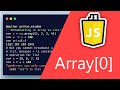 Access an Array item using the index position using Javascript   | |  array [1];