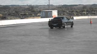 Gymkahna in my R34 GTT at Hampton downs 1st Time on skid pad