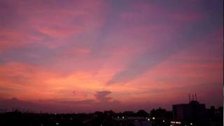 調布市・夕焼け  2010.7.20