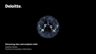 Discussing Data and Analytics with: Stephen Davies