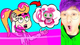 ORIGIN OF MOMMY LONG LEGS.EXE! *CRAZIEST* POPPY PLAYTIME ANIMATION EVER! (LANKYBOX REACTION!)