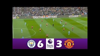 Manchester City vs Manchester United 6-3   2022 Premier League   Match Highlights