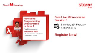 Functional Programming with streams in Java 9 - Session 1 by Starof Java