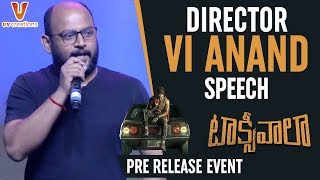 Director VI Anand Speech | Taxiwaala Pre Release Event | Allu Arjun | Vijay Deverakonda | Priyanka