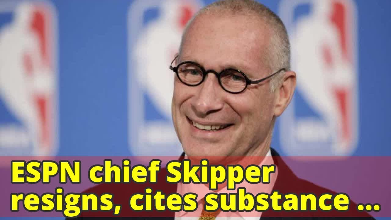 ESPN Chief Skipper Resigns, Cites Substance Abuse Problem - YouTube