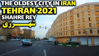 Tehran City Driving Tour 4K, Shahre Rey, Iran 2021, Winter | ایران تهران محله شهرری منطقه 20