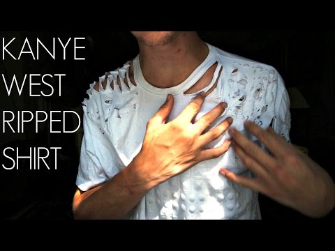 How To Make A Ripped T-Shirt Like Kanye West! || Kent Heckel How To Make A Ripped T-Shirt Like Kanye West! || Kent Heckel