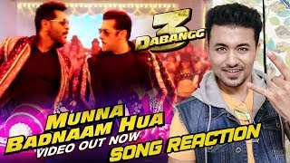Munna Badnaam Hua Video Song Reaction | Dabangg 3 | Salman Khan | Prabhu Deva