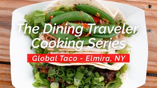 Making Tacos at Global Taco Food Truck in Elmira, New York (Finger Lakes Wine Country)