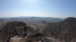 太郎坊山(赤神山)山頂からの景色 2020/02/24