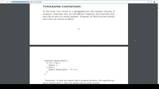 Eloquent JavaScript Read-Along - Introduction - 007 - Typographic Conventions