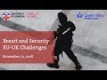 Brexit and Security: EU-UK Challenges