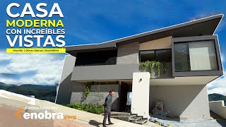 ¡ASOMBROSA! CASA MODERNA con VISTAS INCREÍBLES 😮 a LA COLINA | Obras Ajenas | P4