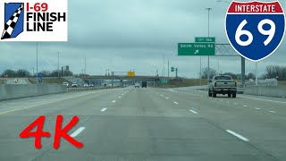 ⁴ᴷ Interstate 69 (Indianapolis, IN) "I-69 Finish Line Project" southbound [4K VIDEO]